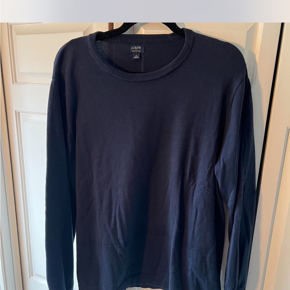 J.Crew Deep Blue Cotton Sweater